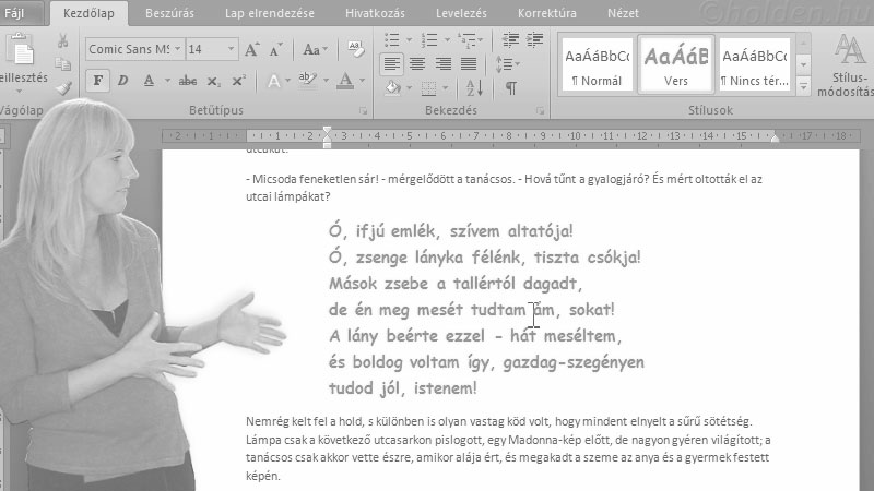 Word Oktatóvideó, Nagy dokumentumok, Stílusok a dokumentumba
Tartalomjegyzék
Lábjegyzet
Tárgymutató
Ábrajegyzék, Szövegformázás stílusokkal, Gyári stílusok használata, módosítása, egyéni stílusok létrehozása.